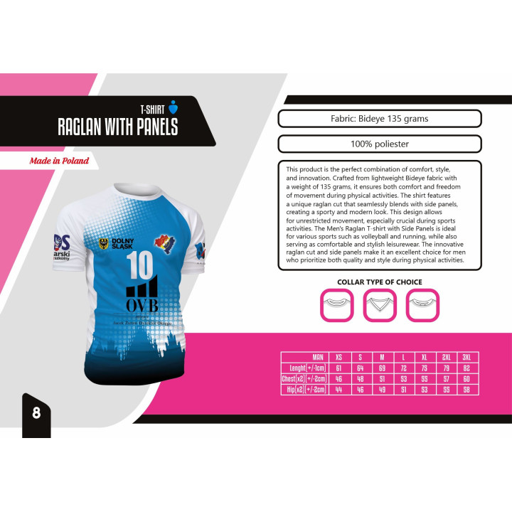 T-shirt Man Raglan With Panels